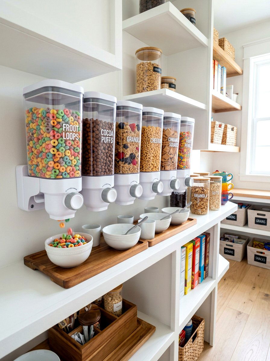 Pantry Cereal Dispenser - 30 apartment organization reset ideas