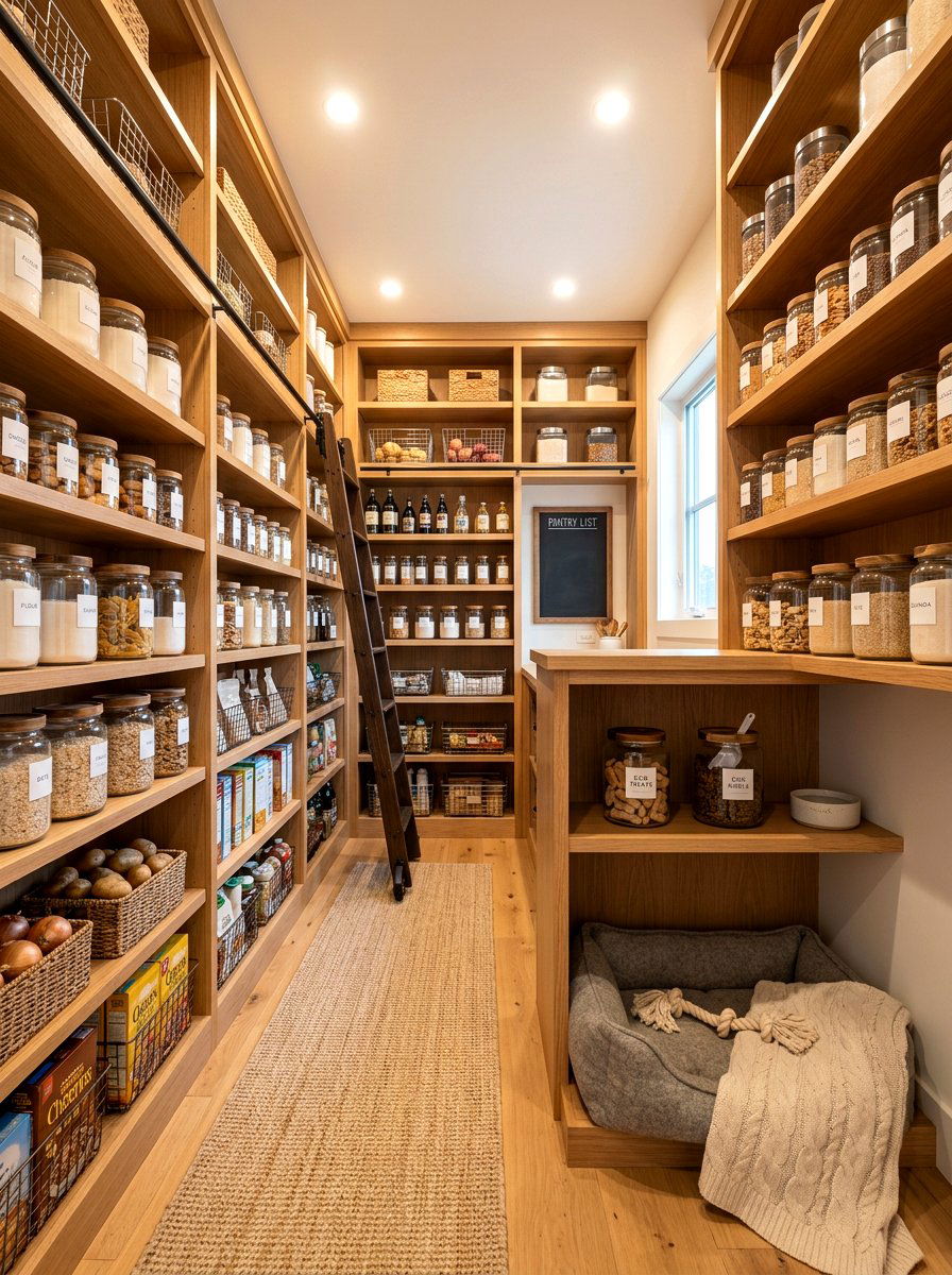 Pantry Dog Nook - 30 built in dog nook ideas