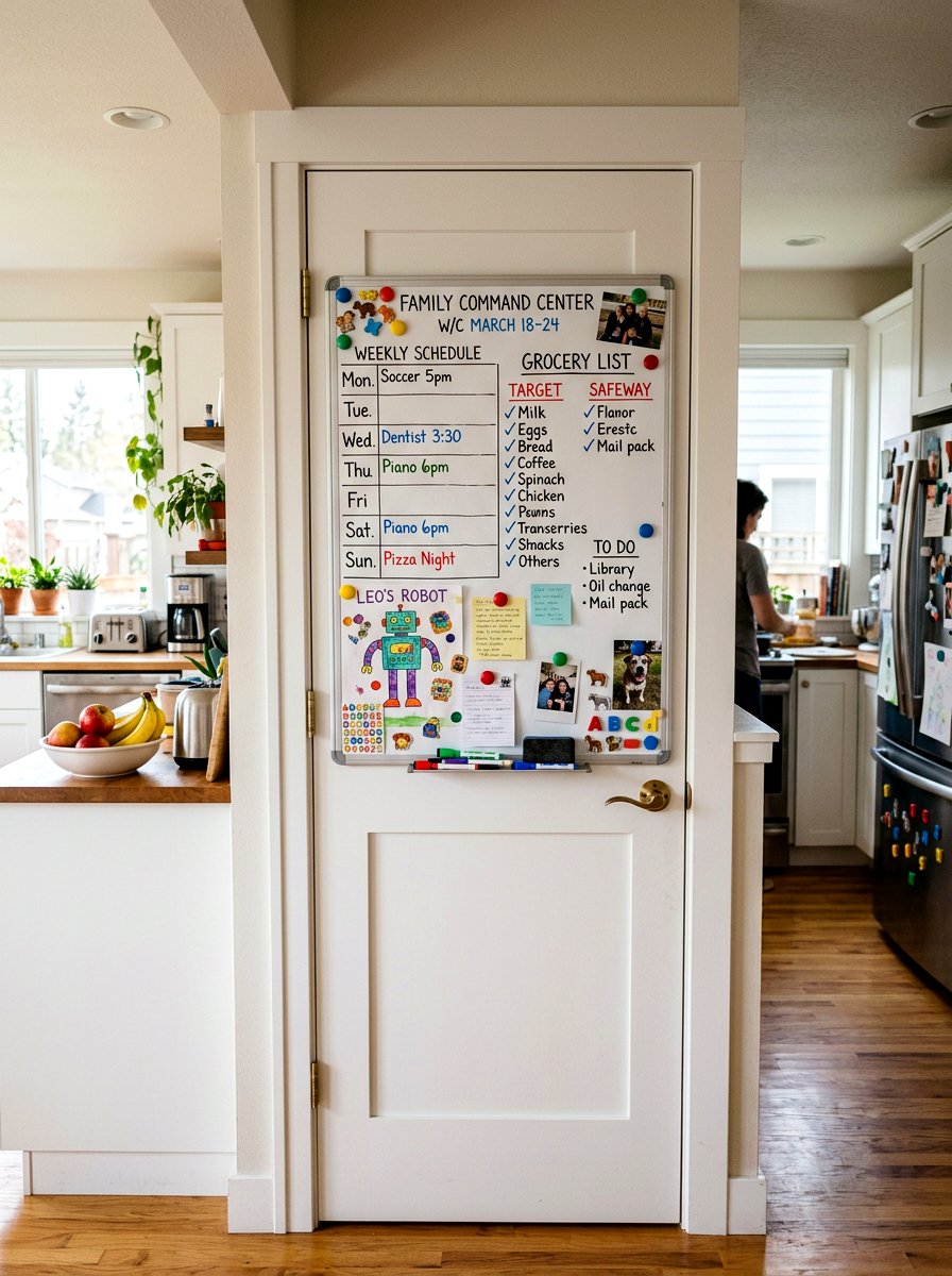 Family Message Center Ideas: 30 Functional Ways to Stay Organized