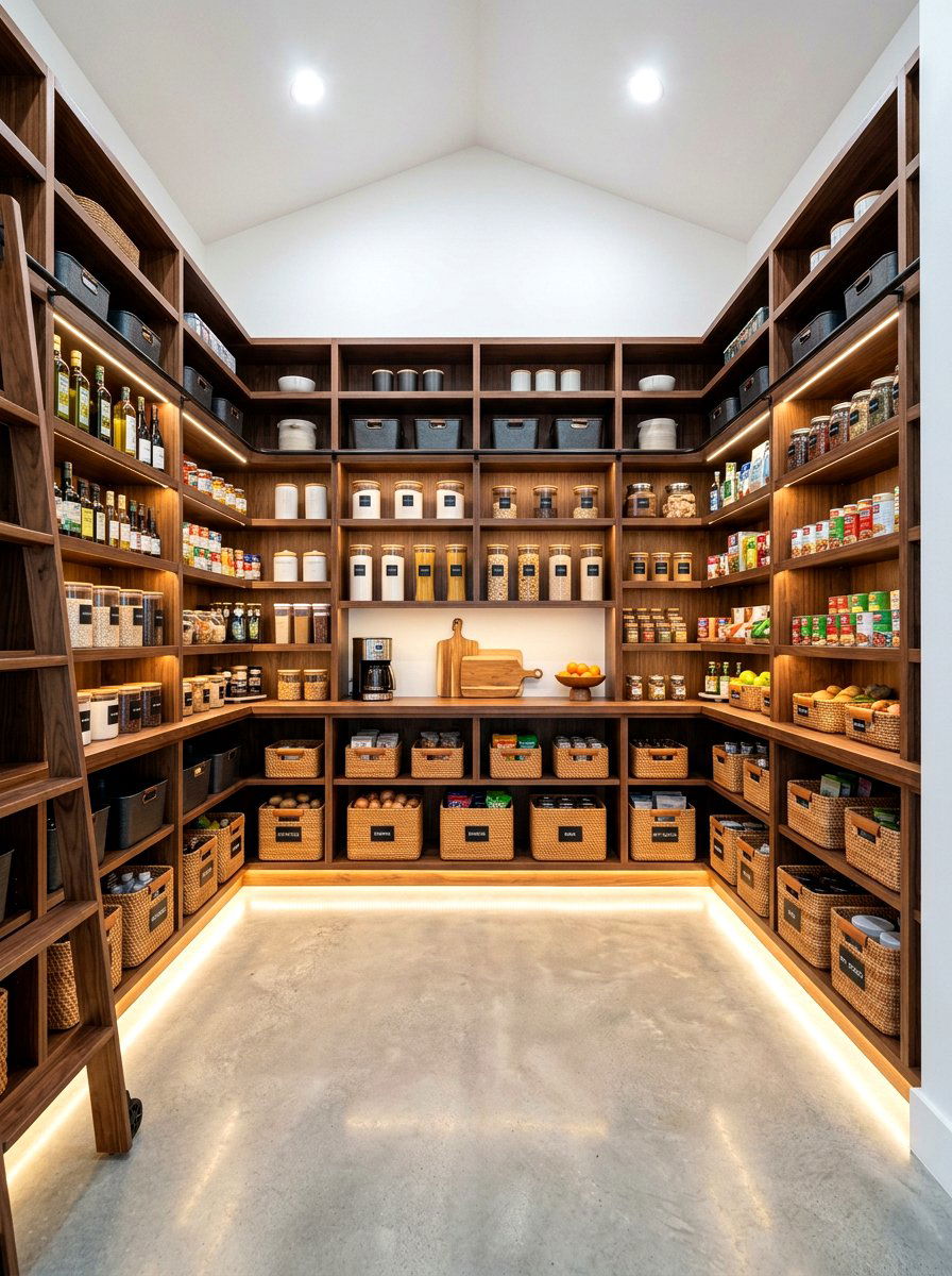 Pantry Floor Lighting - 30 toe kick lighting ideas