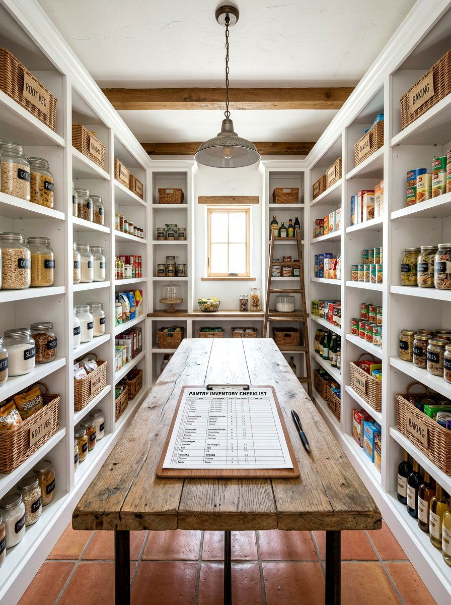 Pantry Inventory Checklist - 30 pantry reset ideas