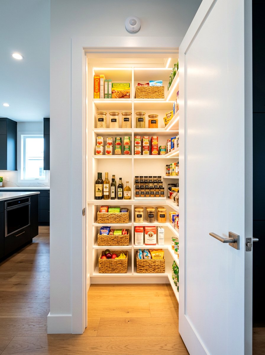 Pantry Motion Sensor Lighting - 30 corner pantry ideas