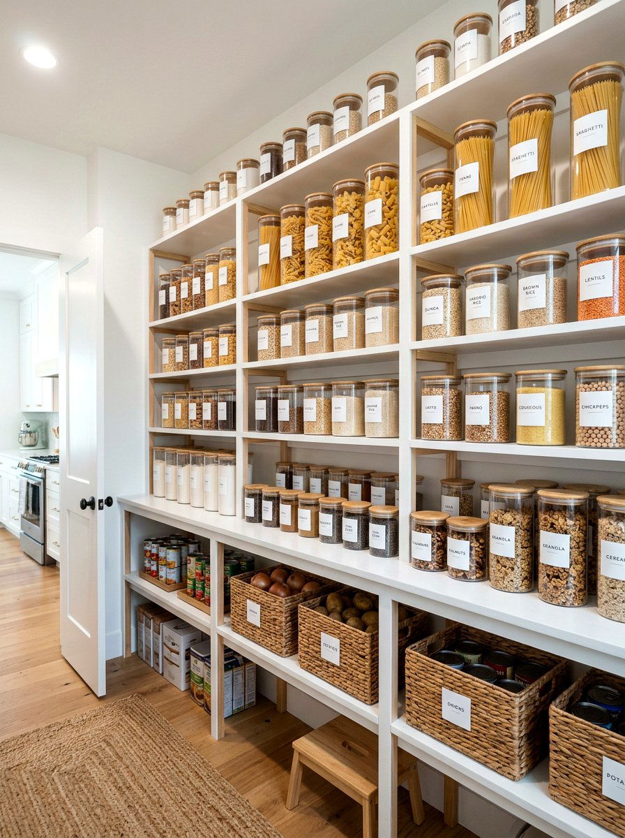 Pantry Open Shelving - 30 open shelving decor ideas