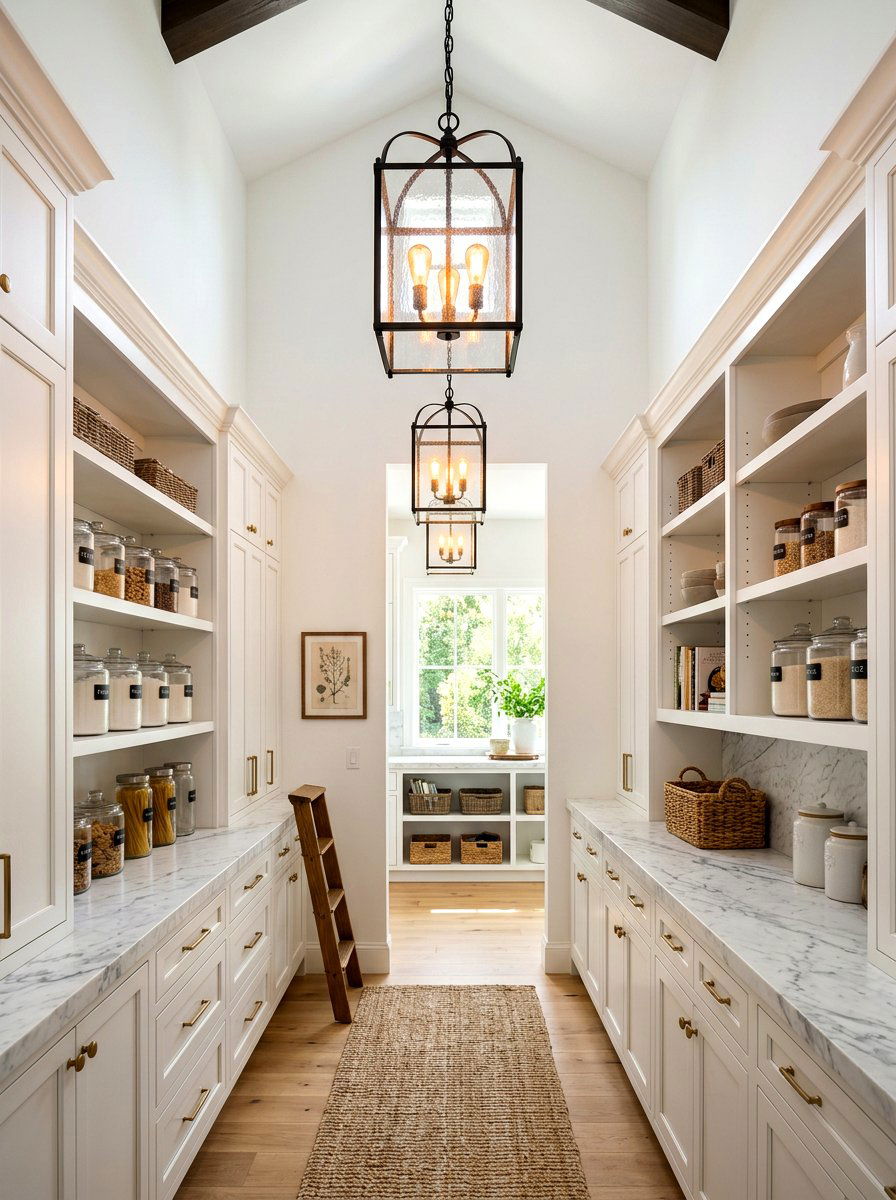 Pantry Pendant Lighting - 30 Nancy Meyers pantry ideas