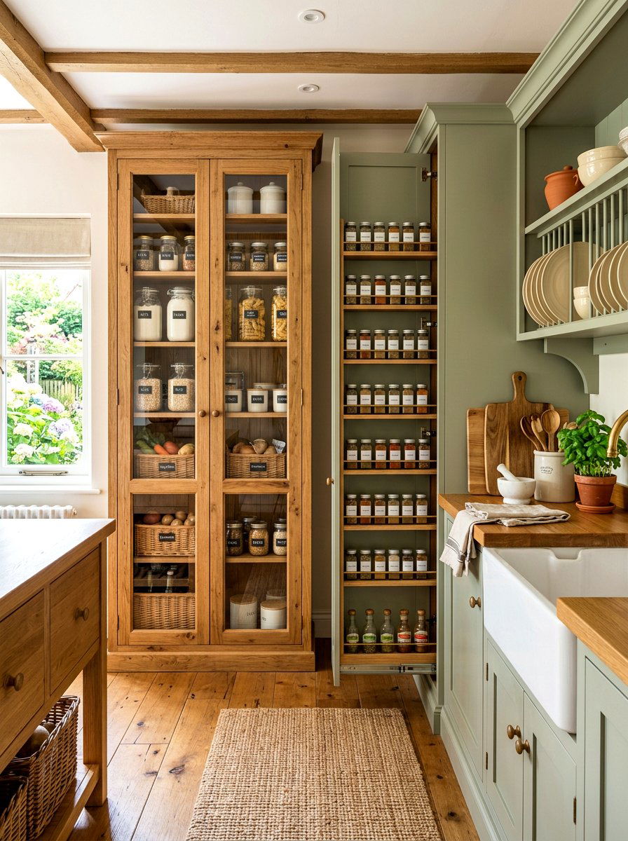 Pantry Storage Kitchen - 30 small cottage kitchen ideas