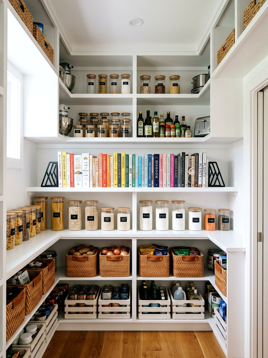 30 Kitchen Cookbook Storage Ideas to Tidy Culinary Collection