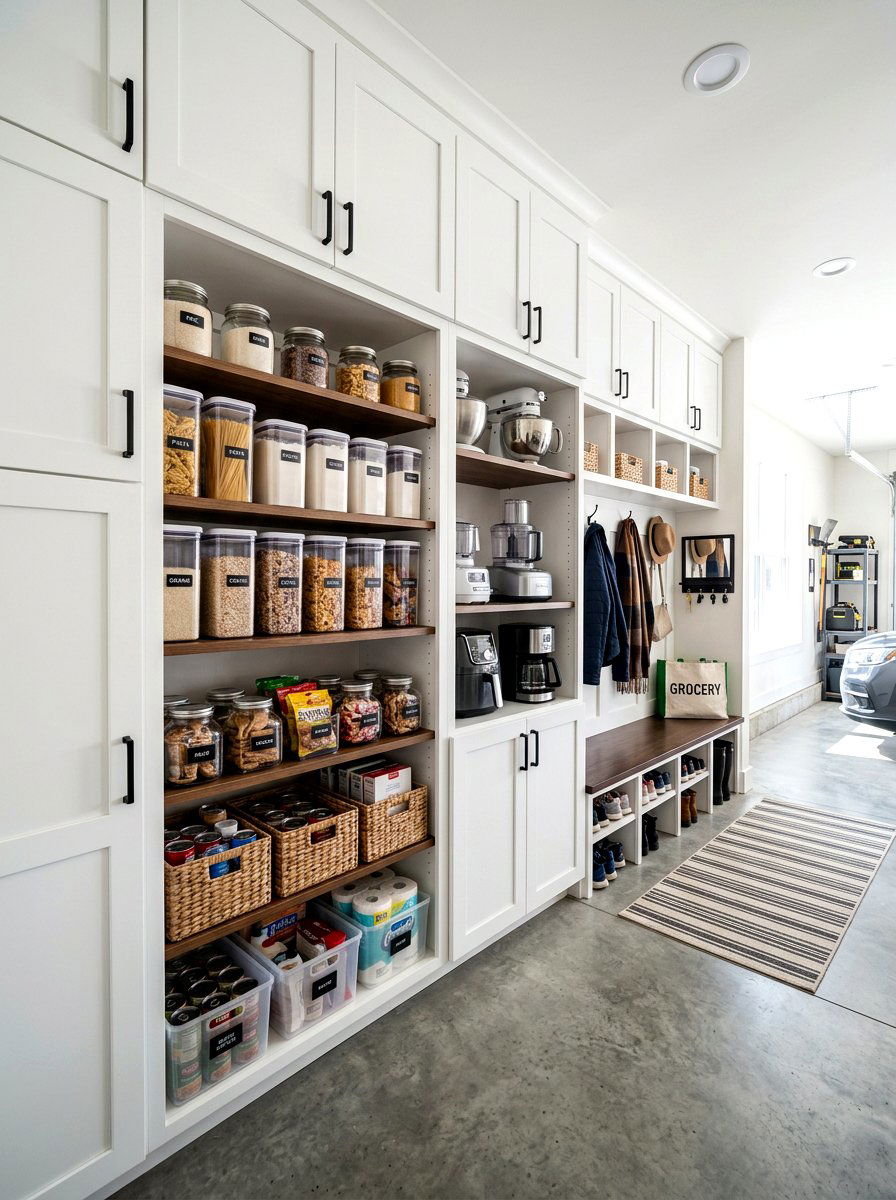 Pantry Style Garage Cabinet - 30 garage cabinet ideas