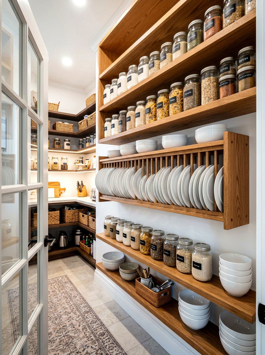 Pantry Wall Plate Rack - 30 plate rack ideas