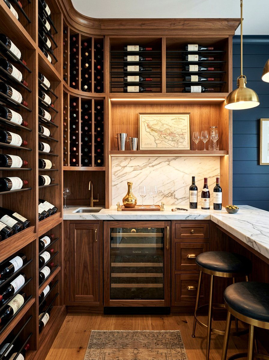 Pantry Wine Storage - 30 Nancy Meyers pantry ideas
