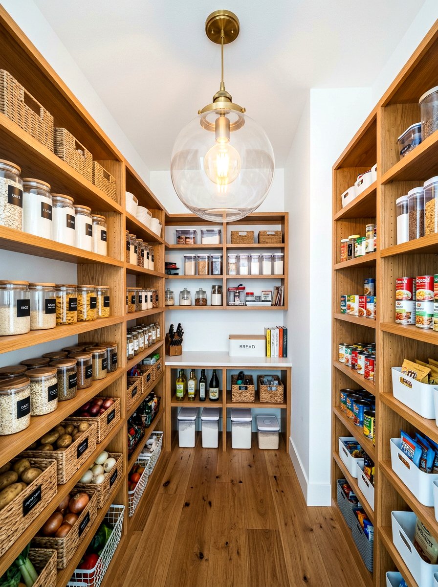 Pantry functional clear globe pendant - 30 globe pendant ideas