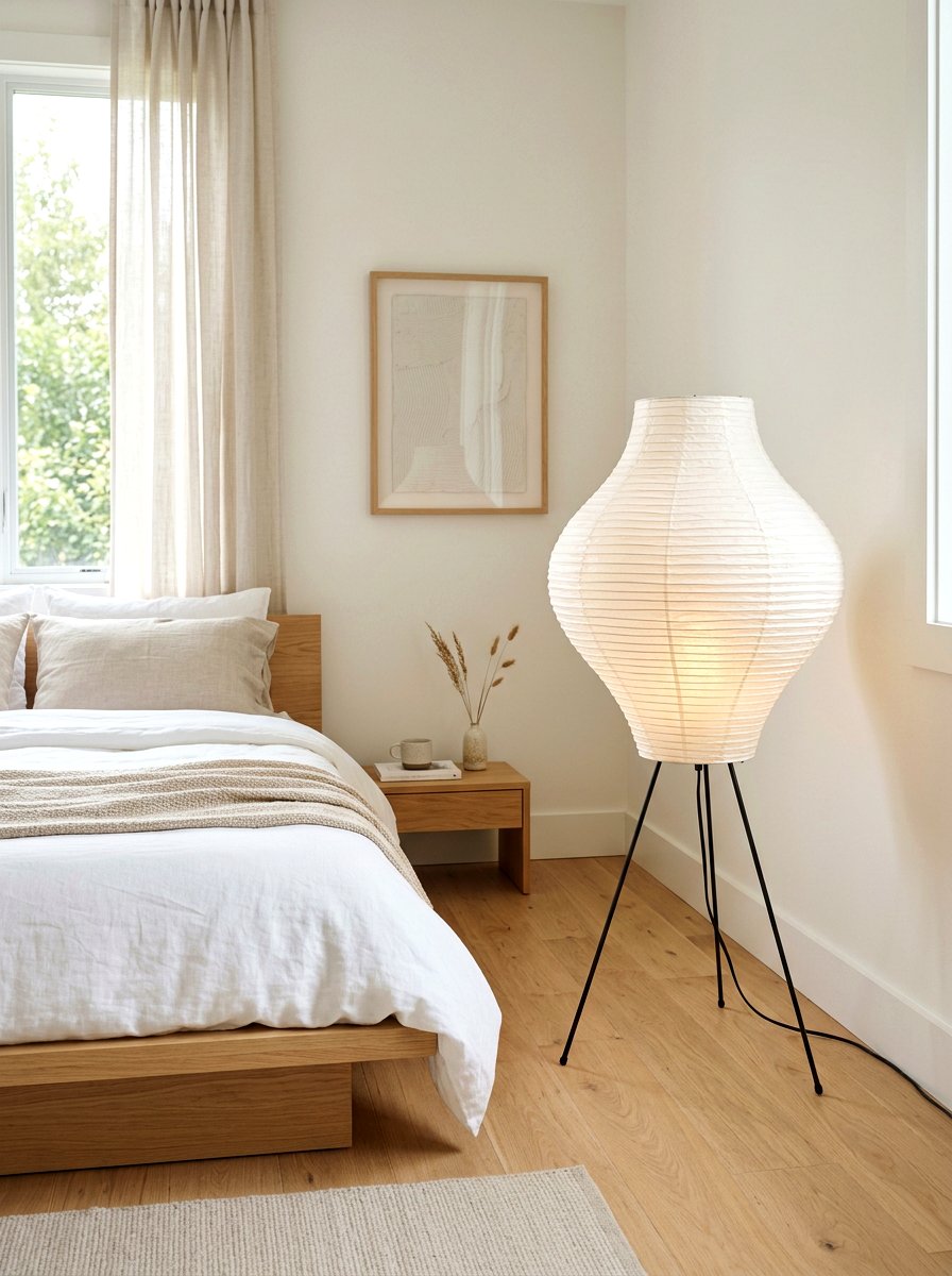 Paper Lantern Floor Lamp - 30 floor lamp bedroom corner ideas