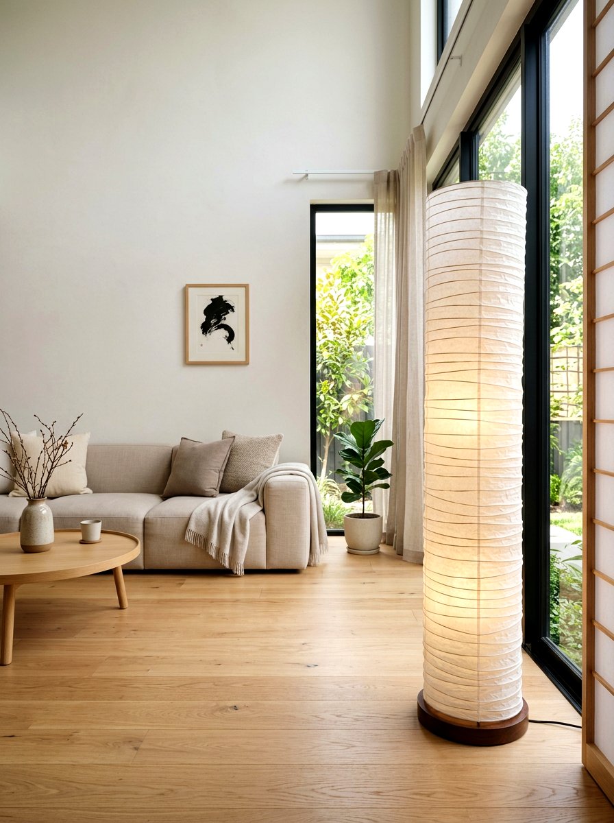 Paper Lantern Floor Lamp Living Room - 30 lamp glow living room ideas