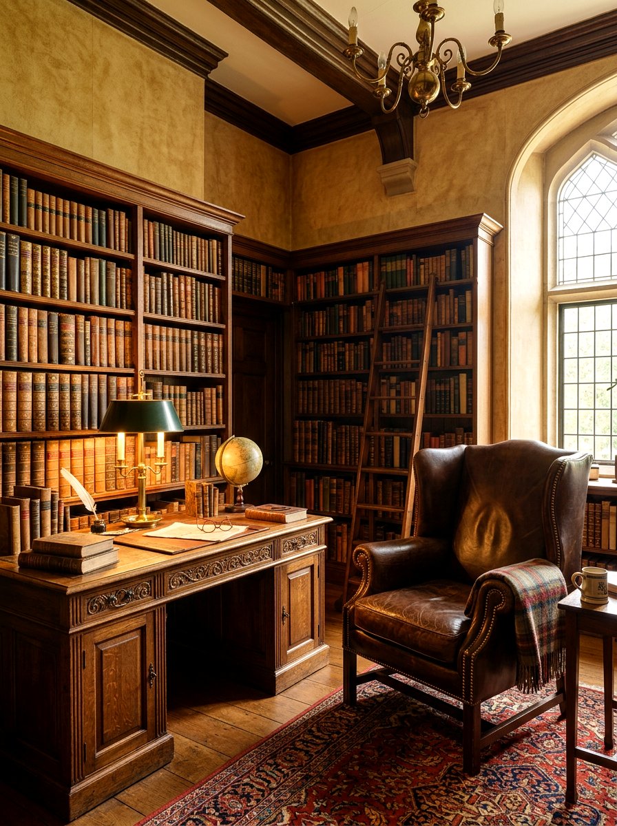Parchment Library - 30 warm neutral paint ideas