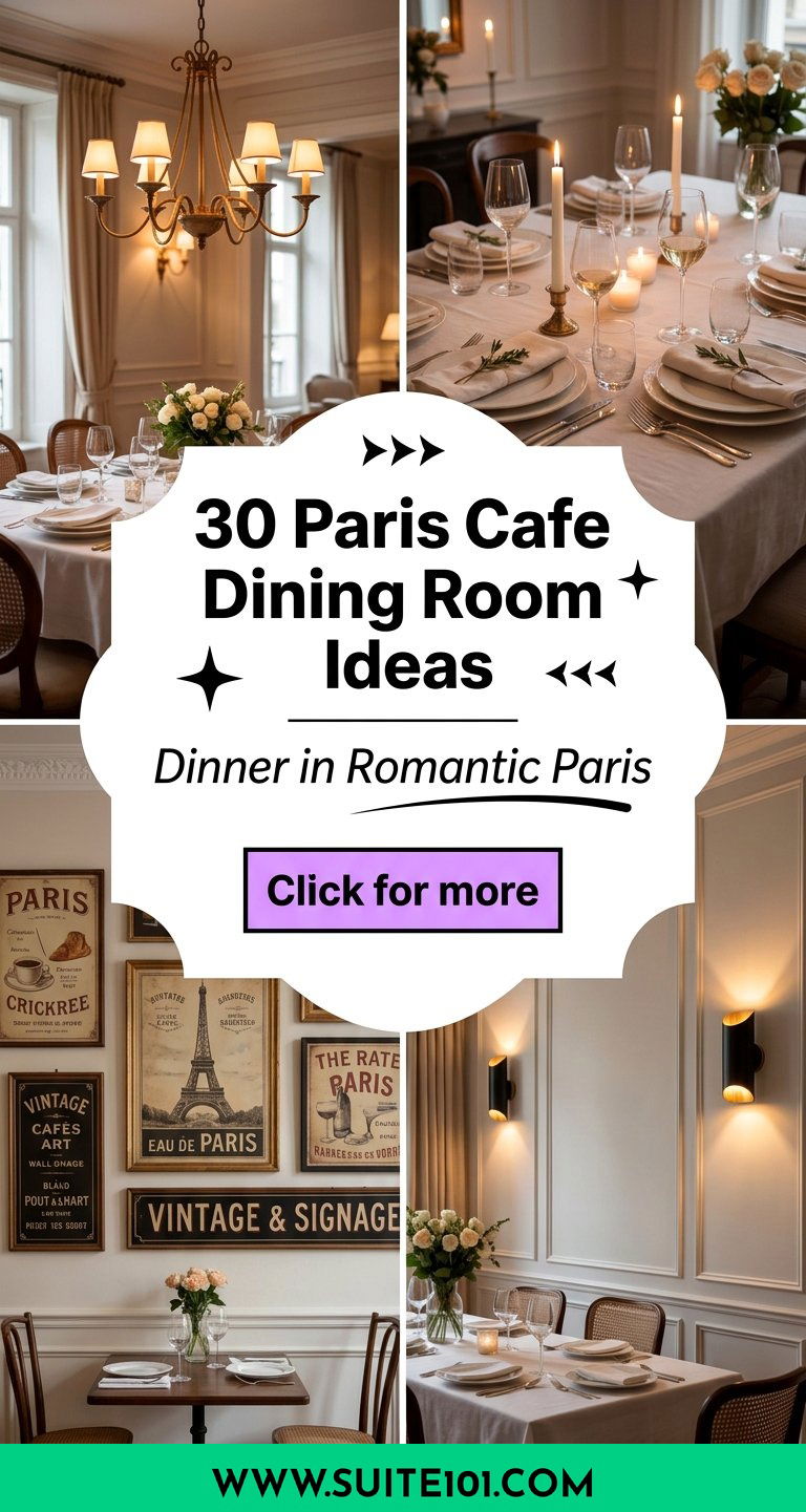 Paris Cafe Dining Room Ideas 30 Romantic Details for Dinner - Paris Cafe Dining Room Ideas: 30 Romantic Details for Dinner