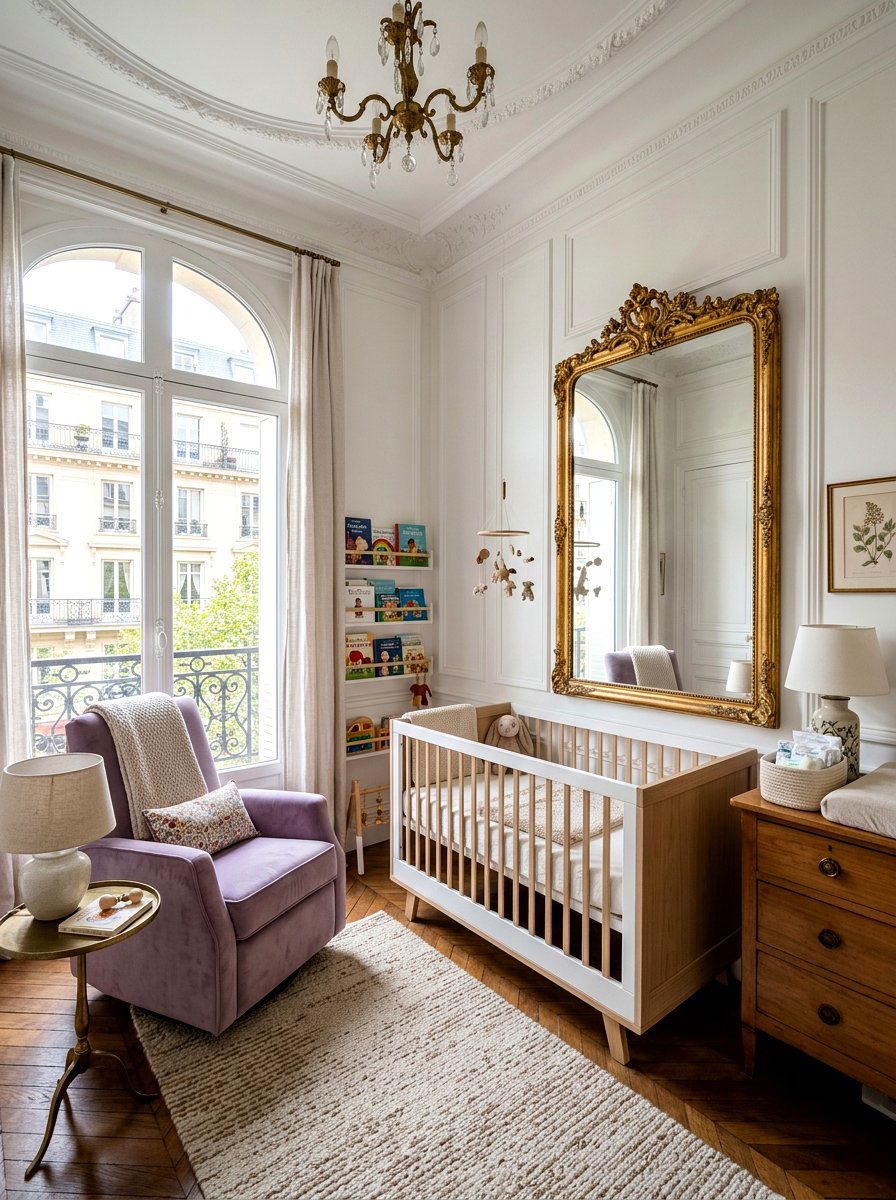 Parisian Apartment Nursery - 30 boutique nursery decor ideas