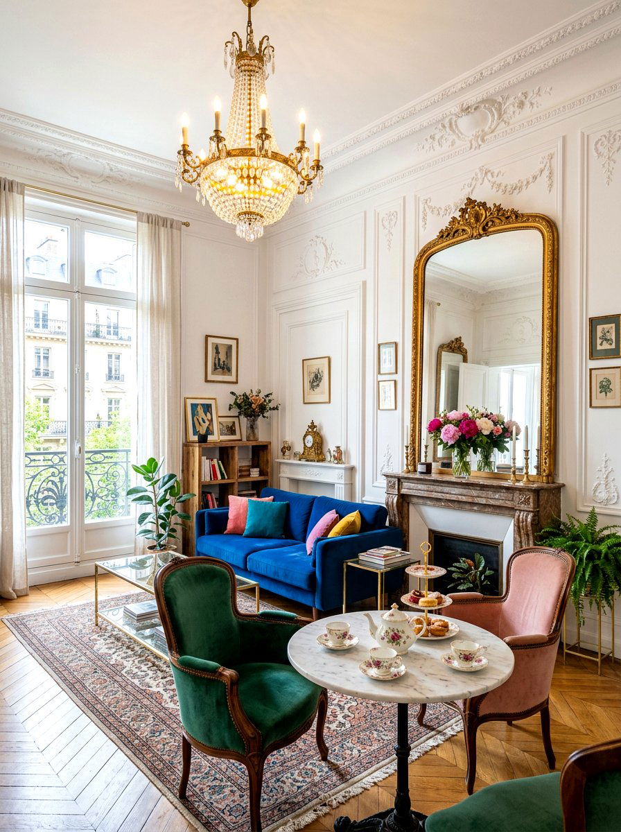 Parisian Apartment Tea Room - 30 tea party dining room ideas