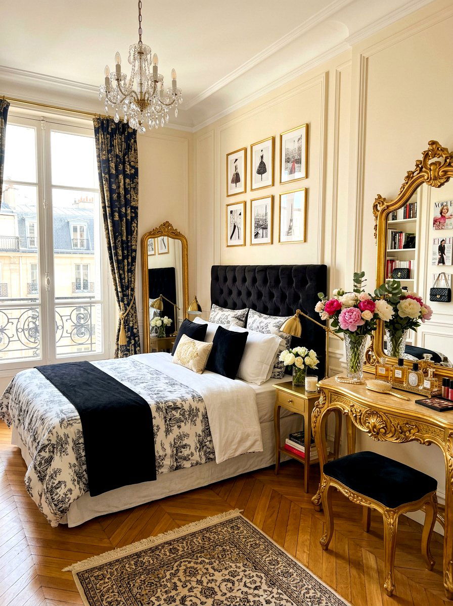 Parisian Chic College Bedroom - 30 college bedroom ideas