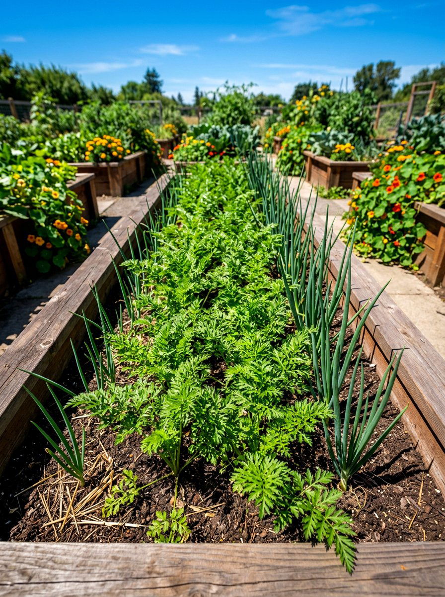 Parsnip And Onion Companion Planting - 30 raised bed companion planting ideas