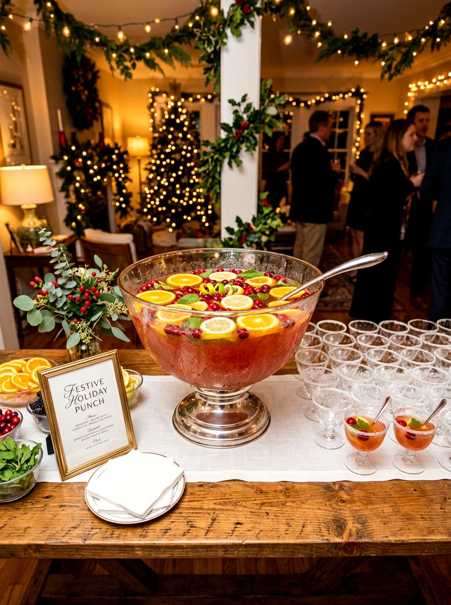 Party Punch Station - 30 beverage station party ideas