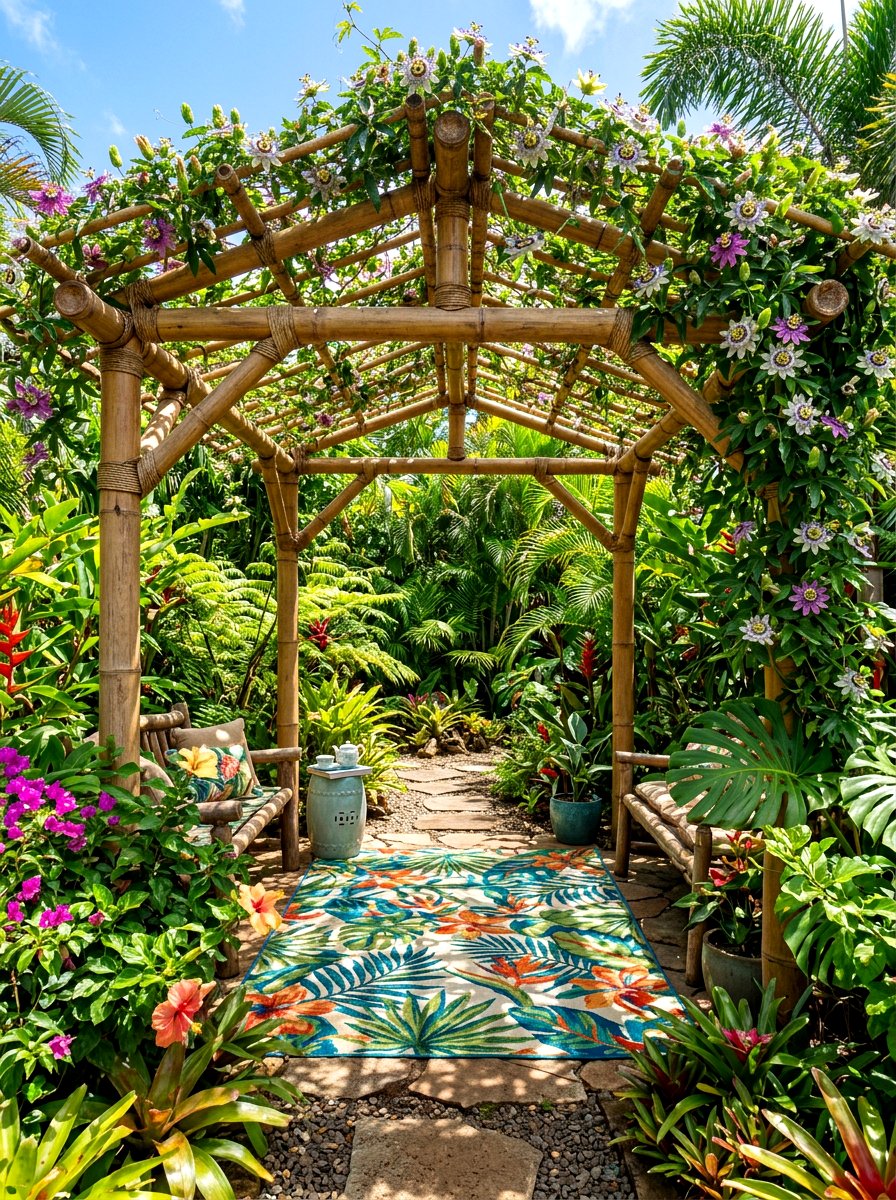 Passionflower Pergola - 30 pergola plant ideas