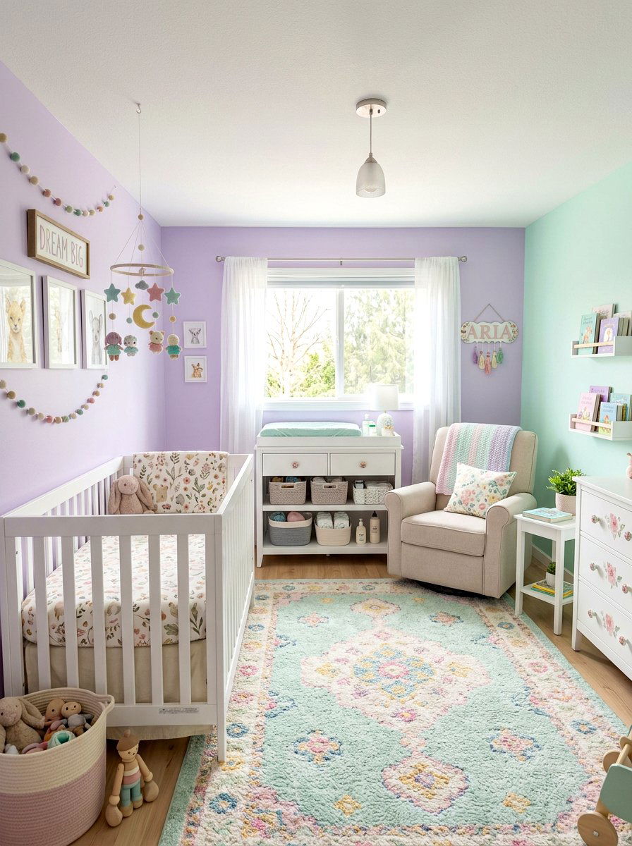 Pastel Baby Room - 30 baby room ideas