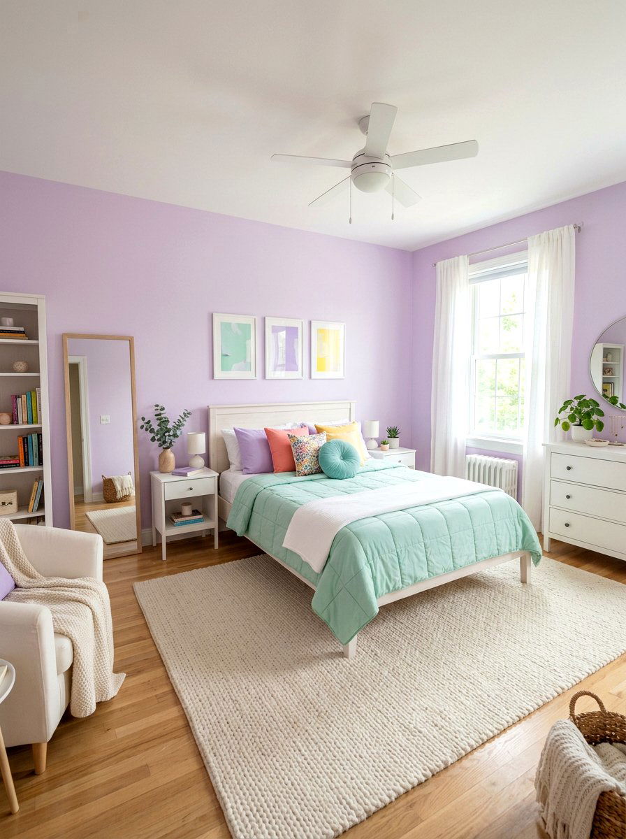 Pastel Bedroom - 30 tween girl bedroom ideas