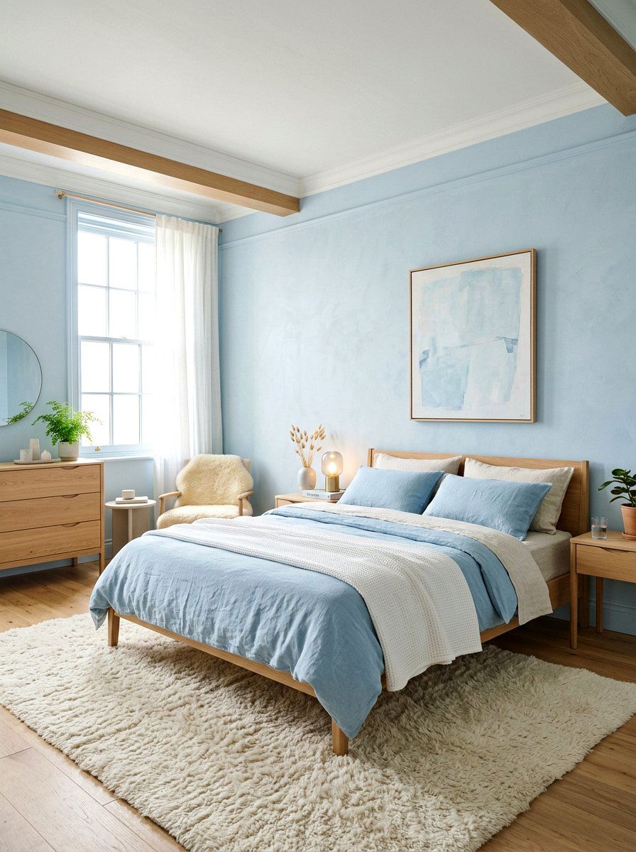 Pastel Blue Bedroom - 30 blue bedroom ideas