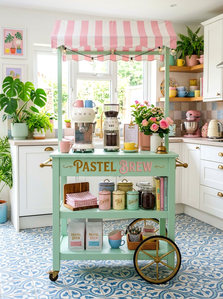 30 Coffee Cart Apartment Ideas to Style Your Mornings Well