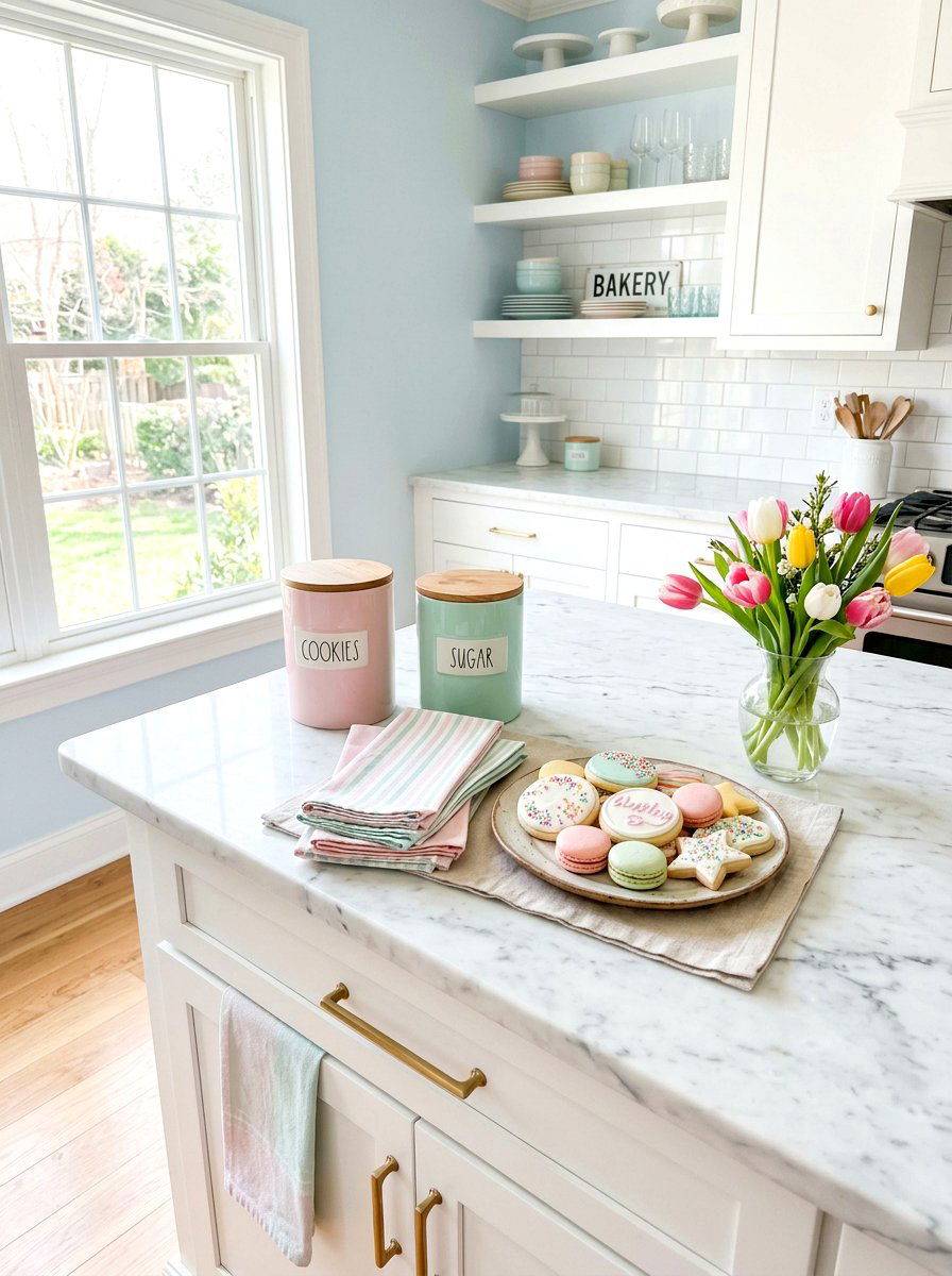 Pastel Cookie Corner - 30 cookie station ideas