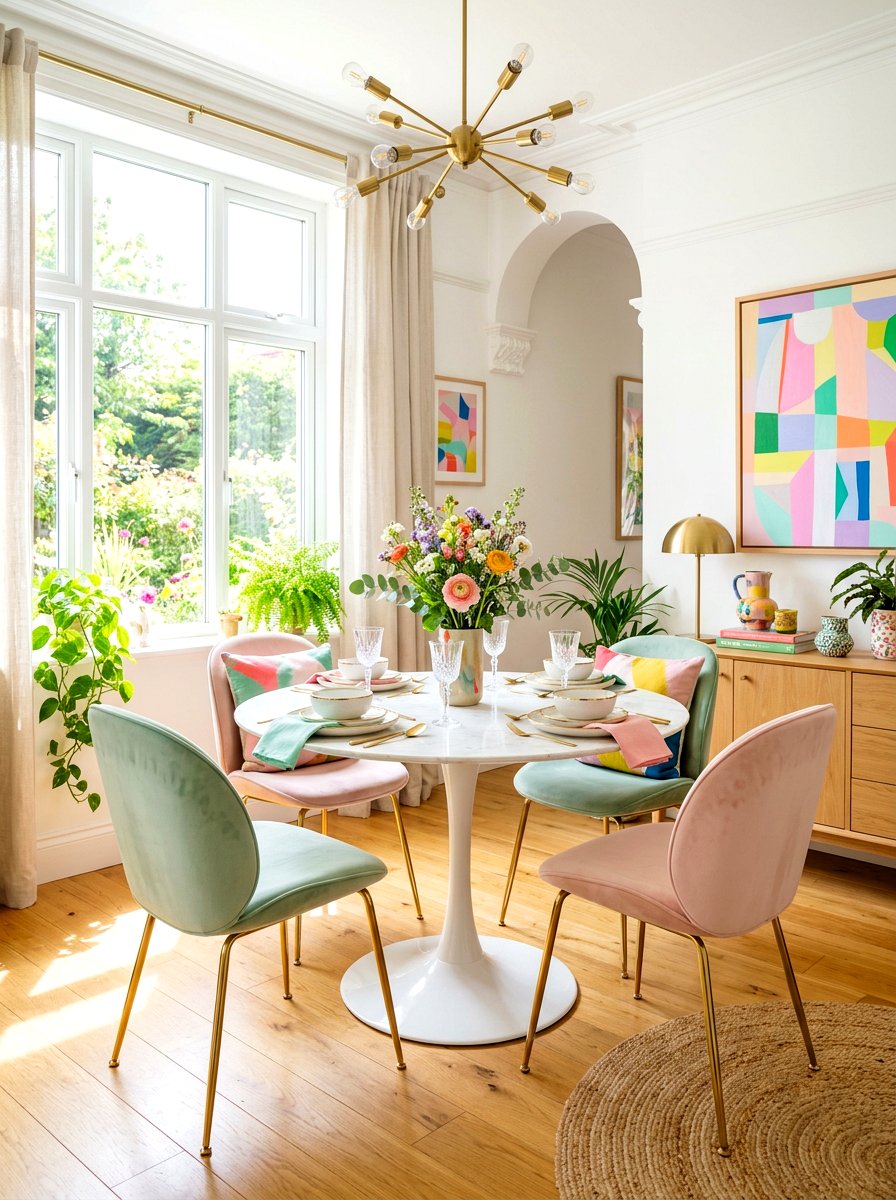 Pastel Dining Chairs - 30 statement dining chairs ideas
