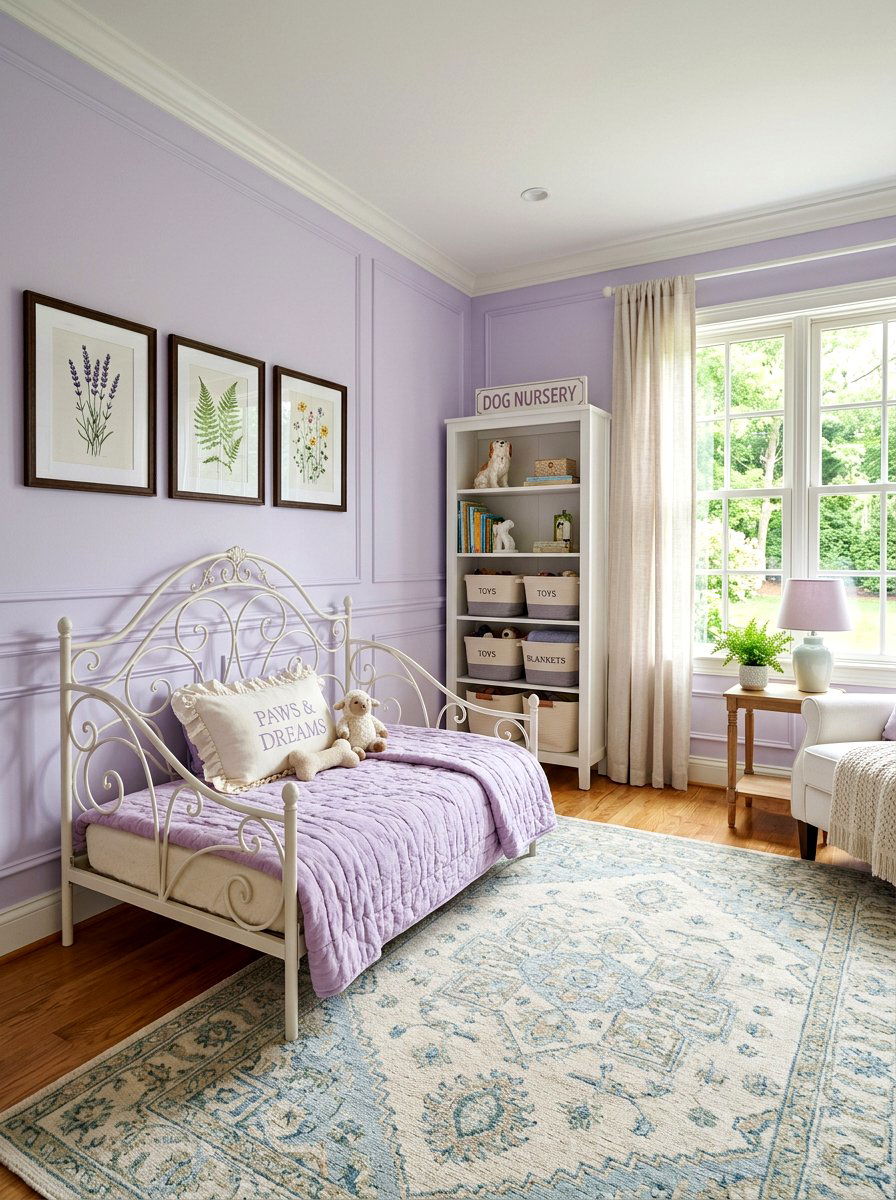 Pastel Dog Nursery - 30 dog bedroom decor ideas