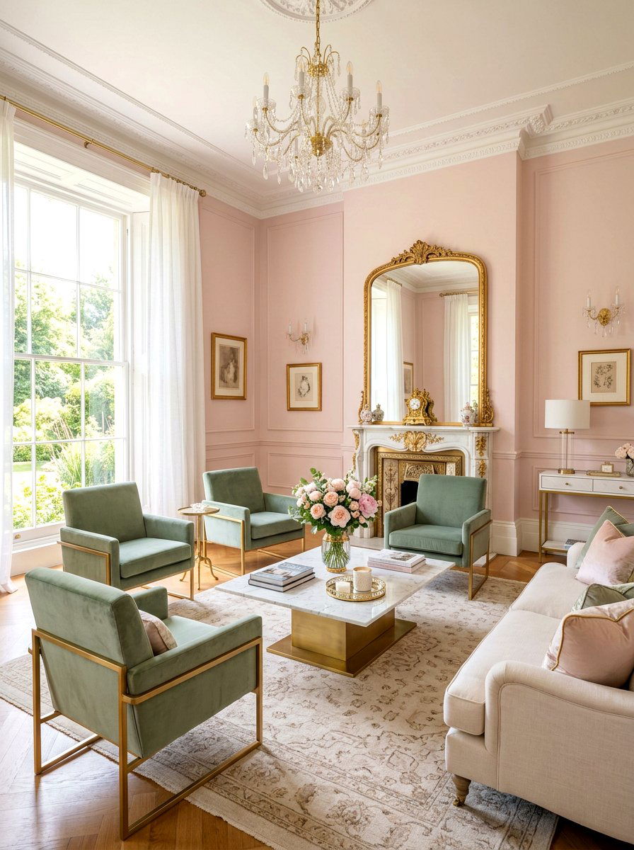 Pastel Formal Sitting Room - 30 formal sitting room ideas