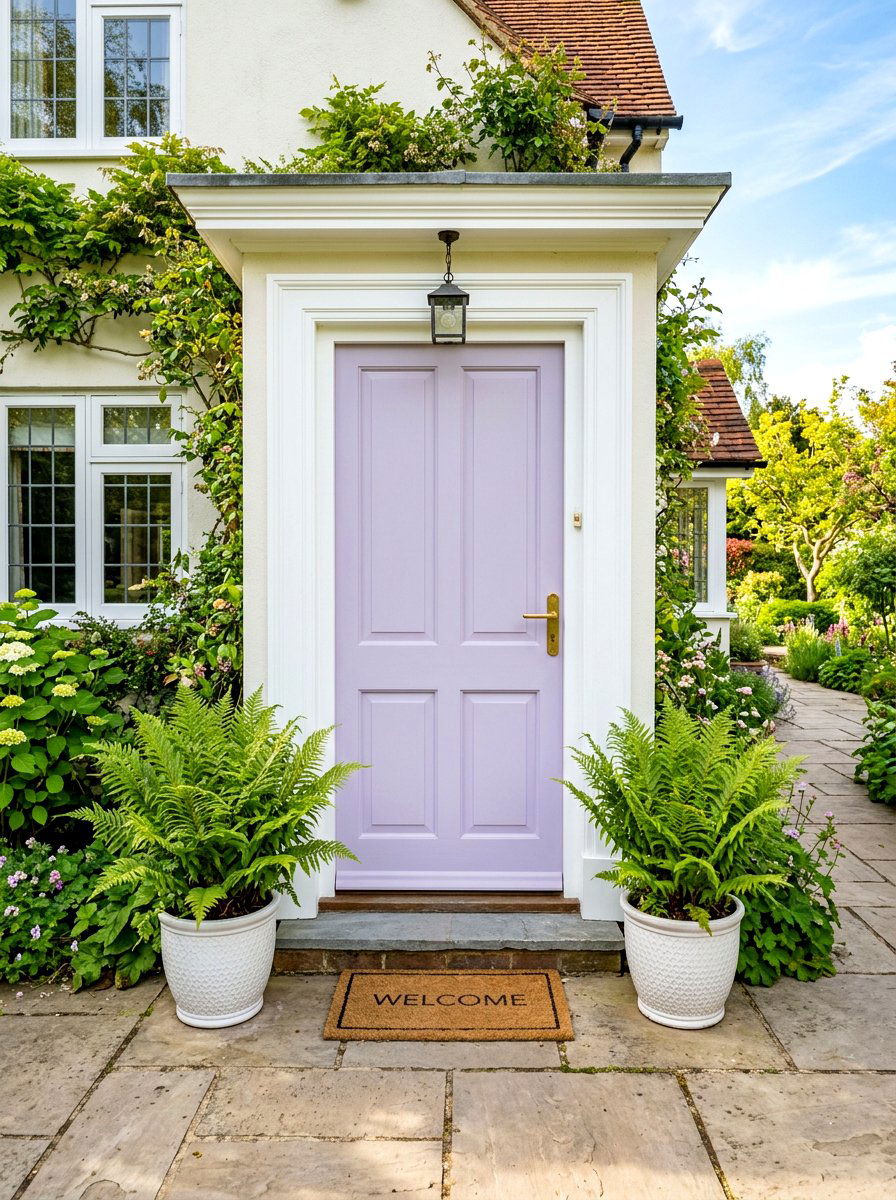 Pastel Front Door Paint - 30 spring front porch ideas