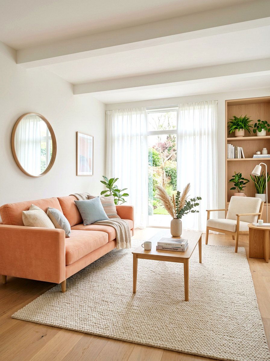 Pastel Living Room - 30 pastel home decor ideas