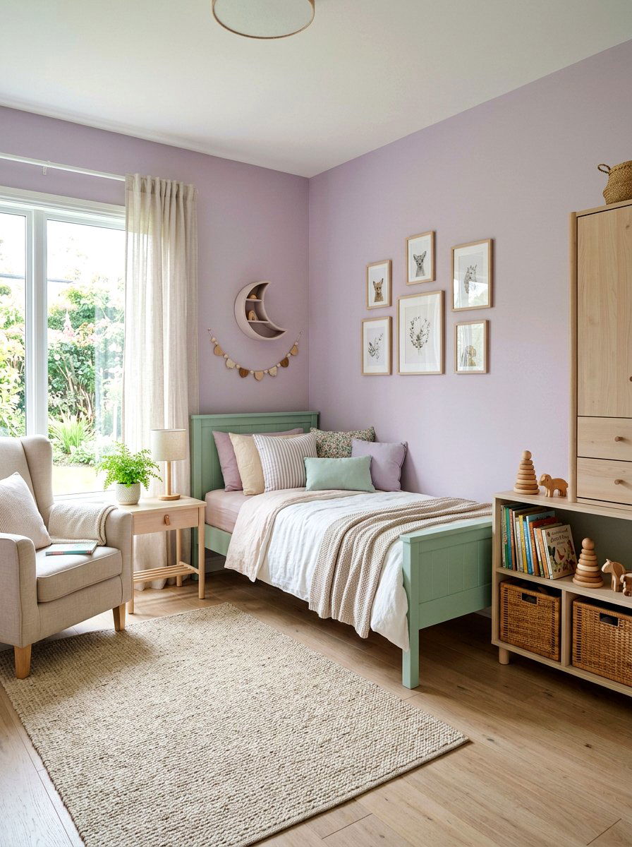 Pastel Muted Kids Room - 30 kids room ideas