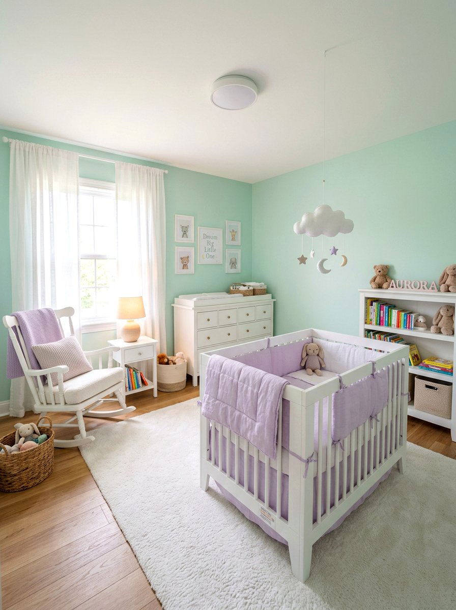 Pastel Nursery - 30 viral nursery ideas