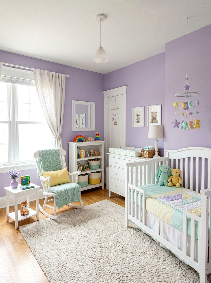 Pastel Nursery - 30 nursery ideas