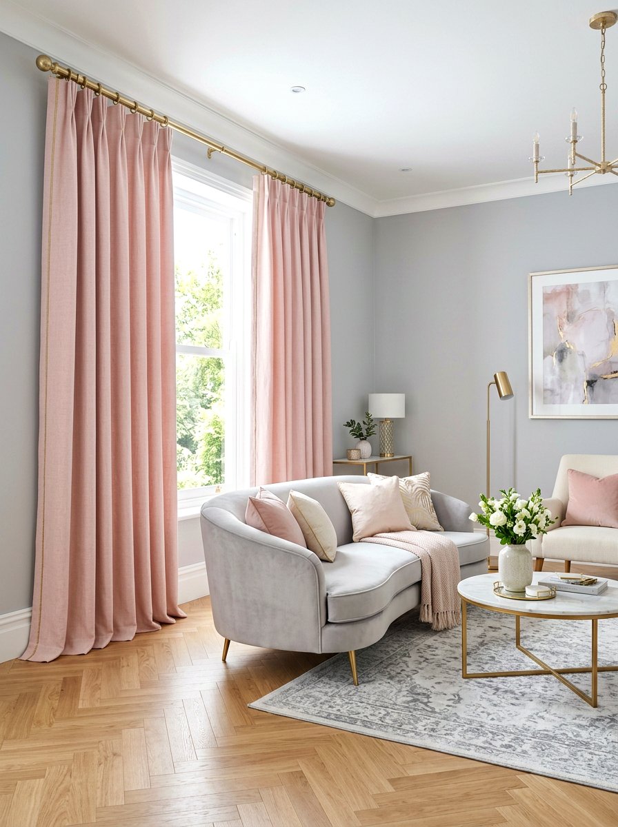 30 Dramatic Drapery Living Room Ideas for High-End Style