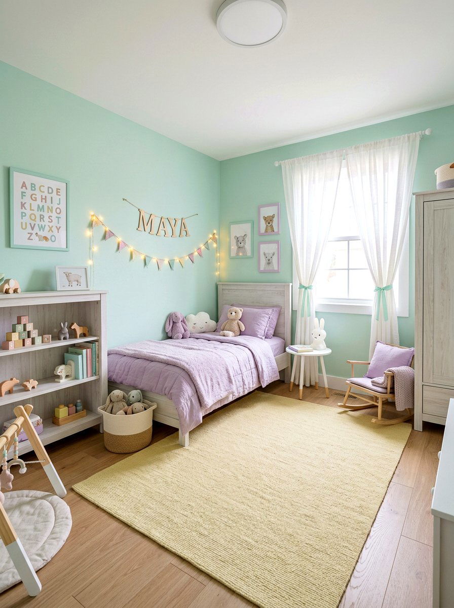 Pastel Toddler Room - 30 montessori bedroom ideas