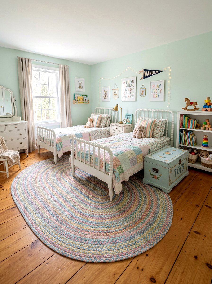 Pastel Vintage Kids Bedroom - 30 cottage vintage bedroom ideas
