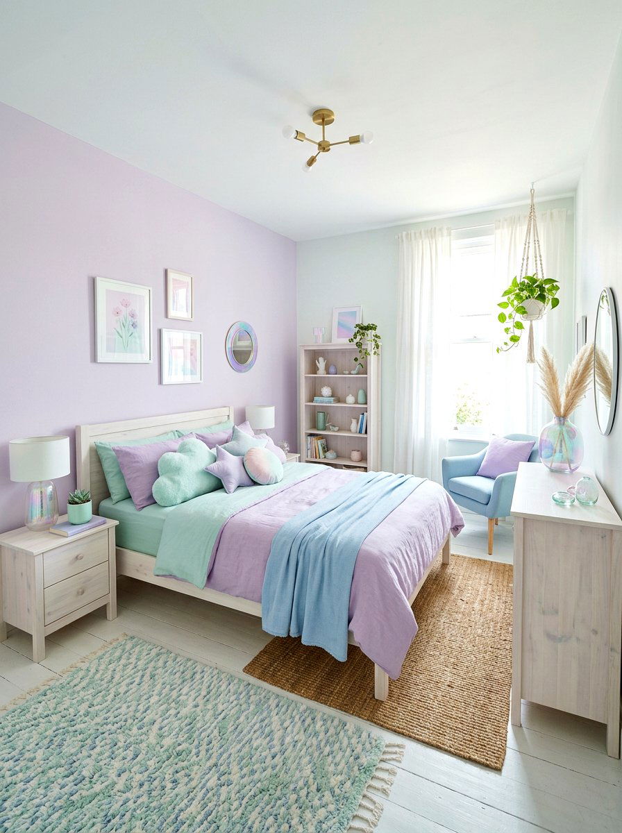 Pastel aesthetic bedroom - 30 fairytale bedroom aesthetic ideas
