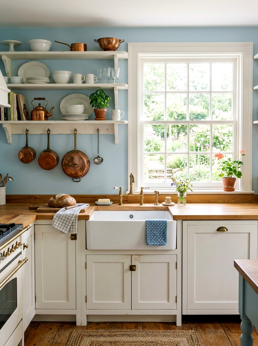 Pastel blue kitchen walls - 30 blue kitchen ideas