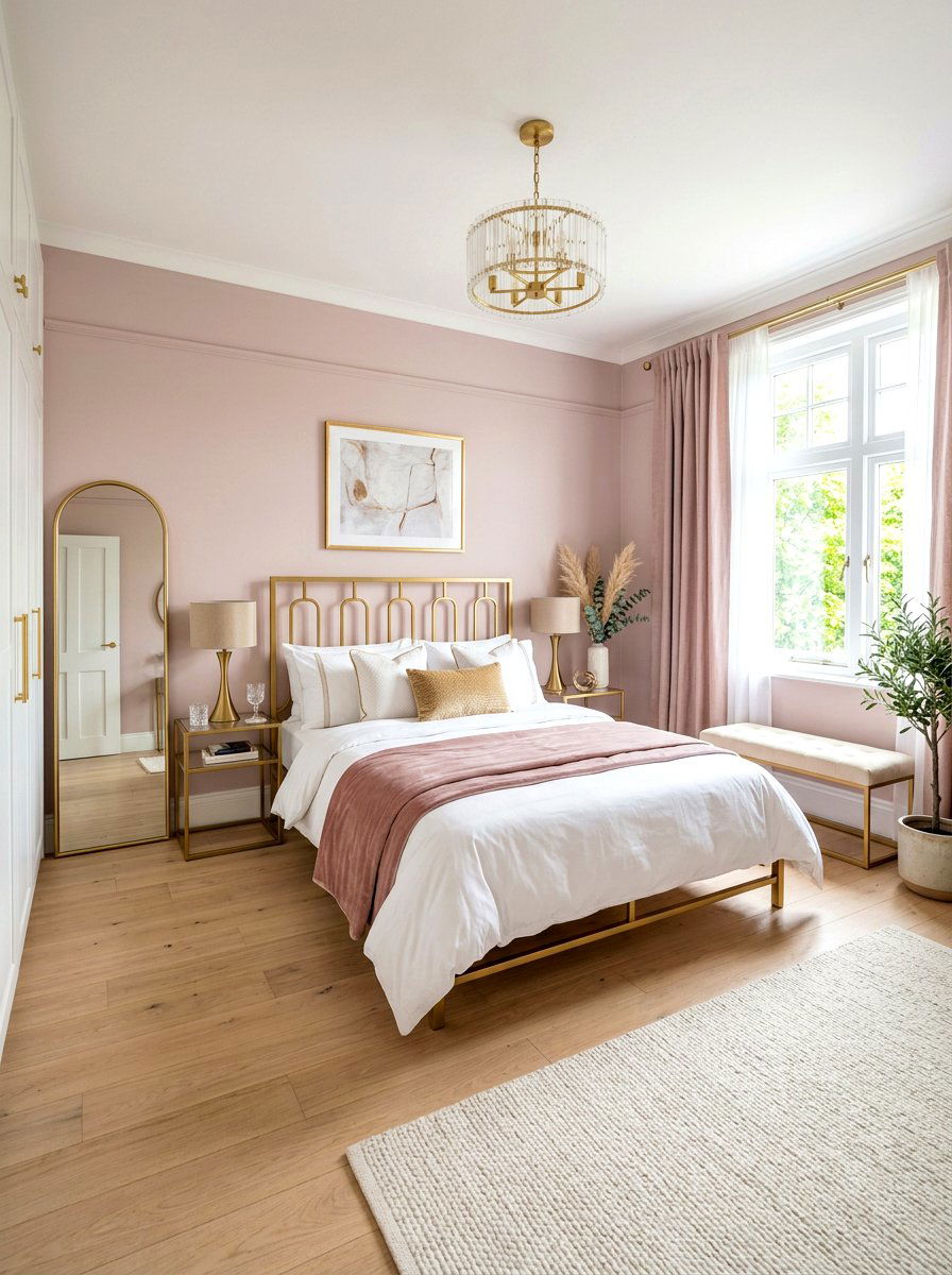 Pastel wall paint - 30 neo deco bedroom ideas