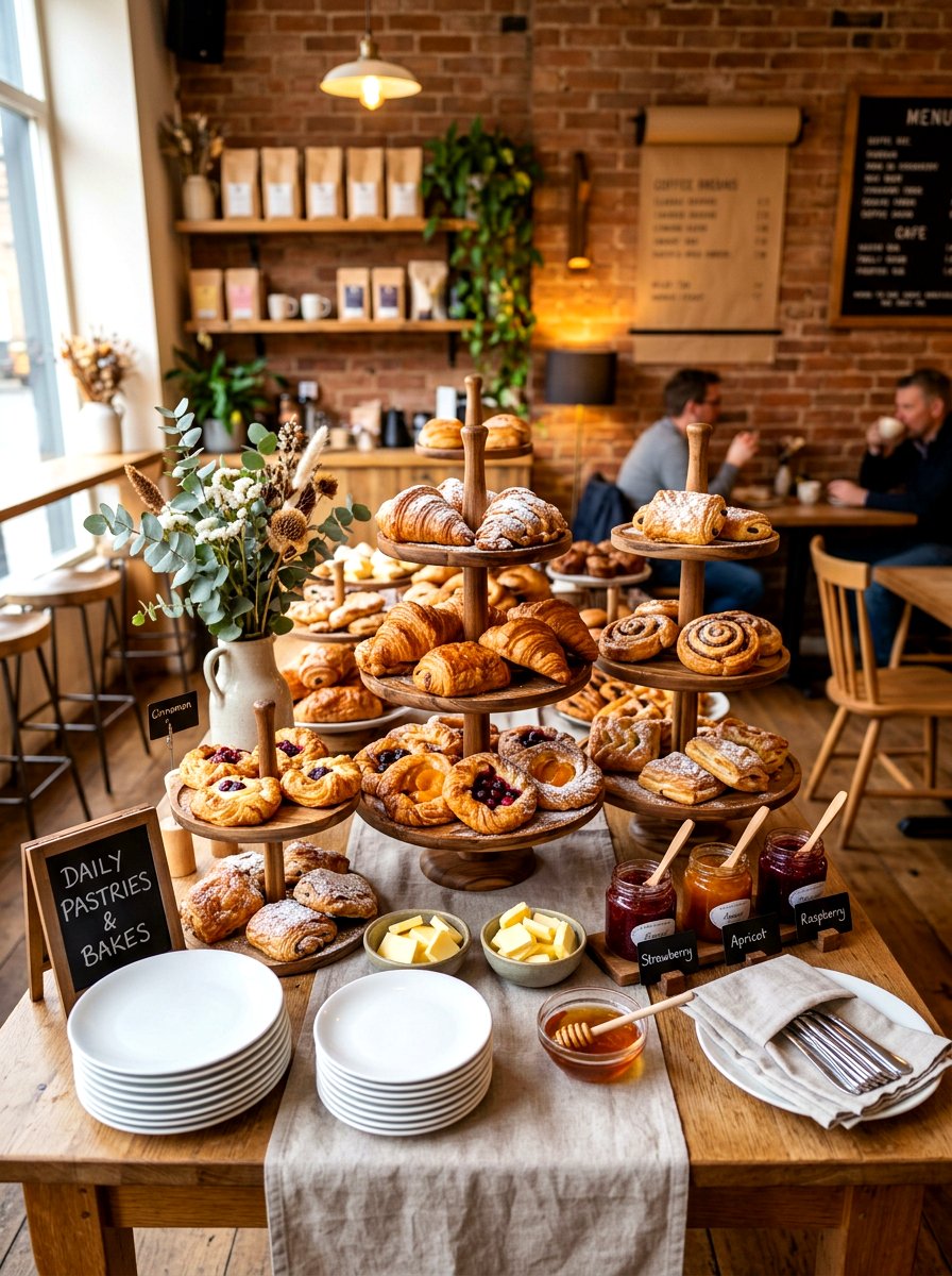Pastry Table Buffet - 30 breakfast buffet ideas