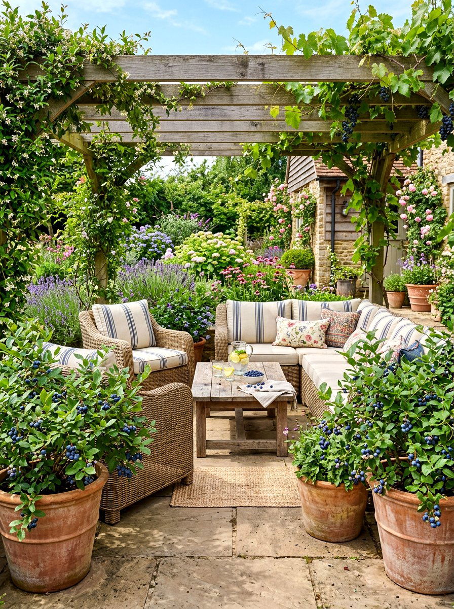 Patio Blueberry Garden - 30 blueberry garden ideas