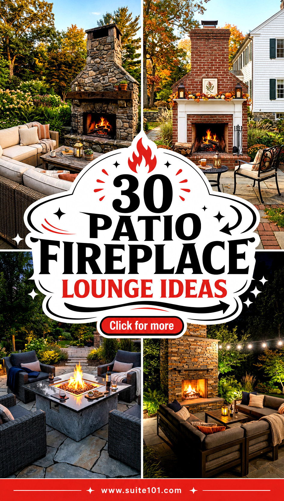 Patio Fireplace Lounge Ideas 30 Cozy Sets for Outdoor Nights - Patio Fireplace Lounge Ideas: 30 Cozy Sets for Outdoor Nights