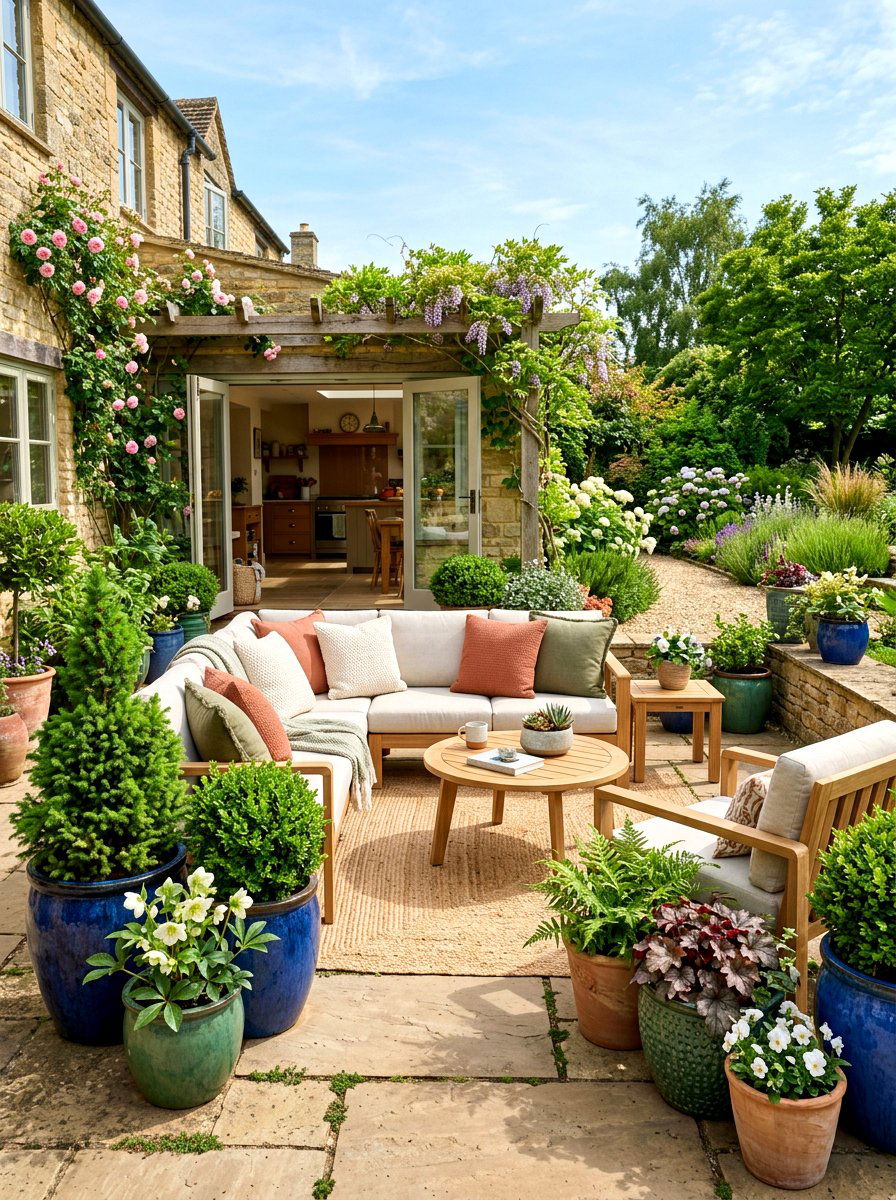 Patio Garden - 30 four season garden ideas
