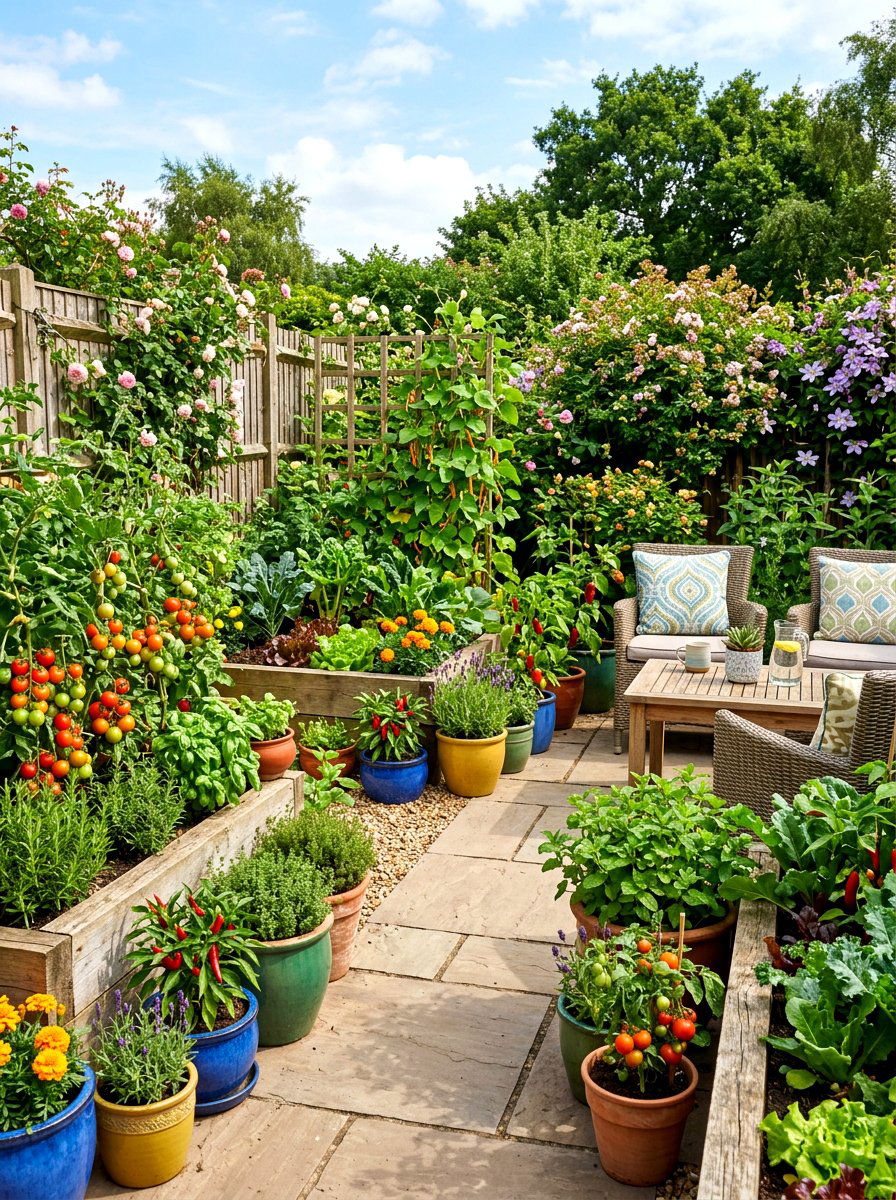 Patio Vegetable Garden - 30 easy vegetable garden ideas