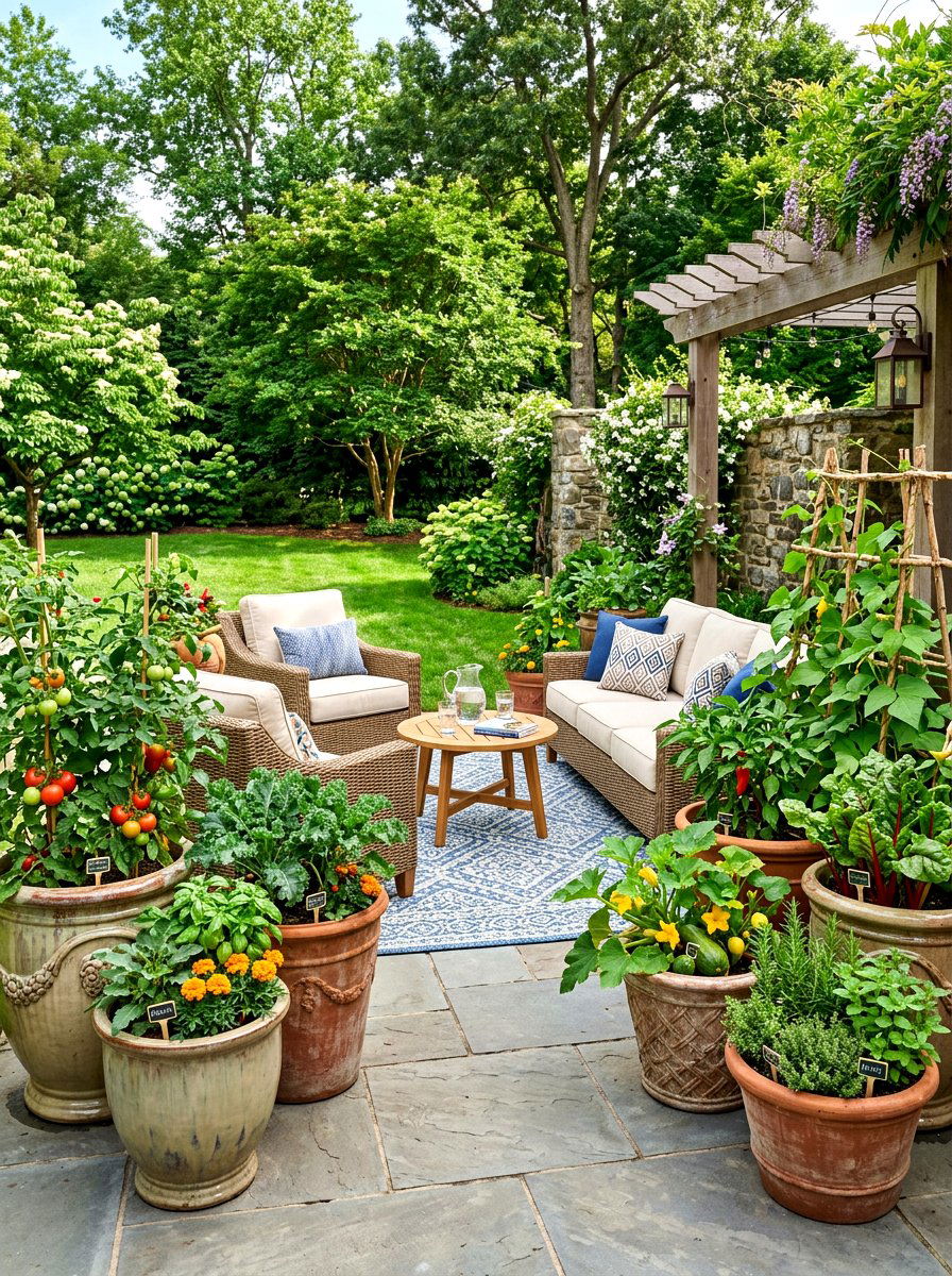 Patio Vegetable Garden Layout - 30 small vegetable garden ideas