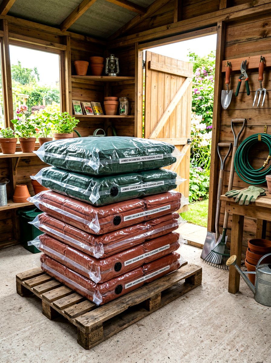 Patio cushion storage - 30 vacuum storage ideas
